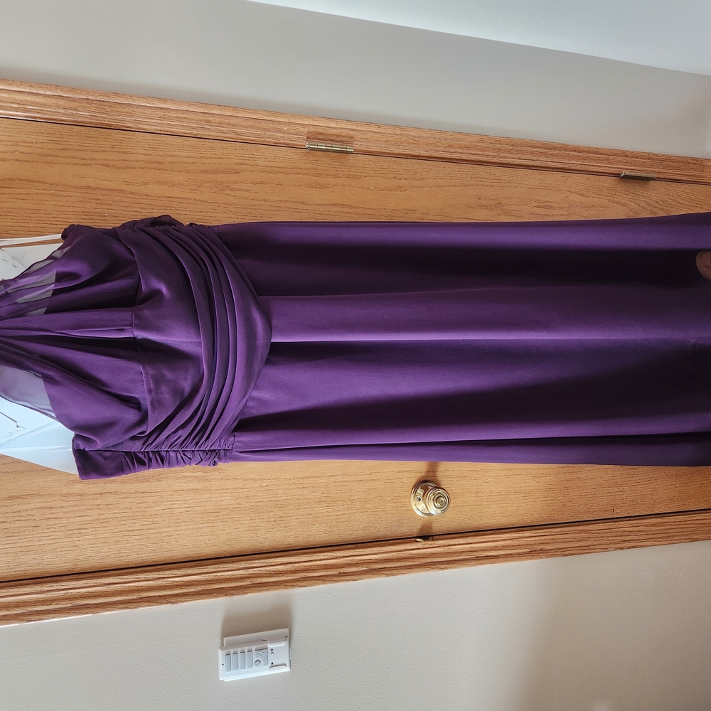 Elegant Purple Evening Gown
